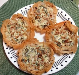 Ann's Phyllo Blue Cheese Tart 074