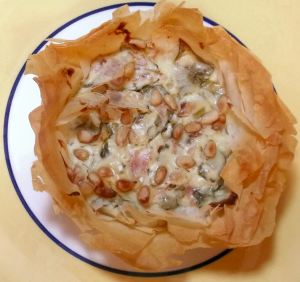 Ann's Phyllo Blue Cheese Tart