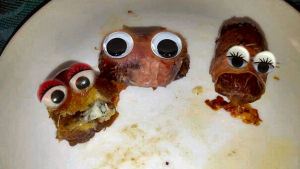 Bleu Cheese Stuffed Dates dressed up