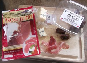 Bleu Cheese Stuffed Dates Wrapped in Prosciutto 002