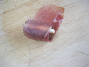Bleu Cheese Stuffed Dates Wrapped in Prosciutto 011b