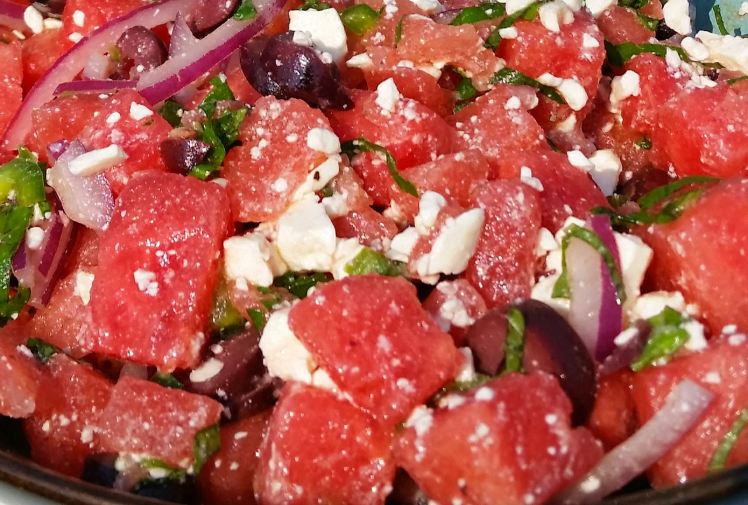 watermelon feta